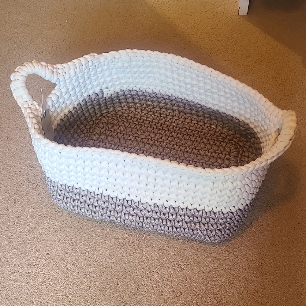Handmade Knit Storage Basket